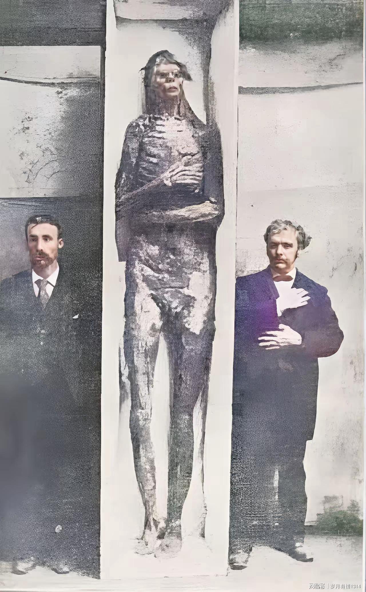这是1895年一名探矿者在加利福尼亚发现了一具巨人的尸体。
